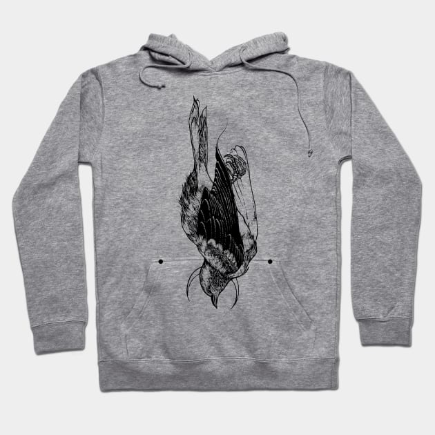 Moonbird Hoodie by rottenfantom